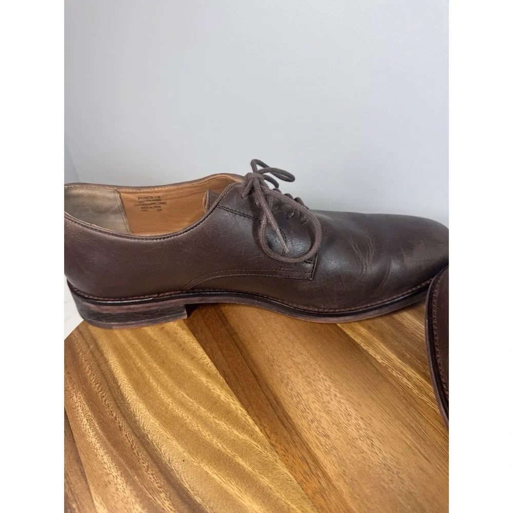 Polo Ralph Lauren Mollington Brown Leather Lace Up Shoes‎ Mens Size 11.5